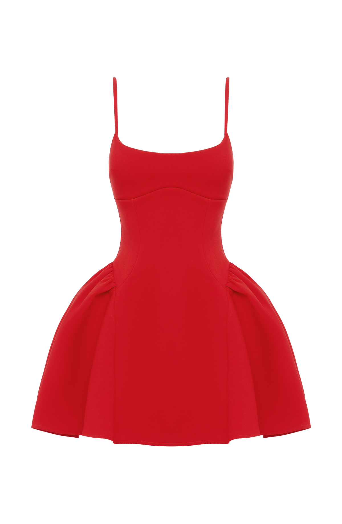 R.F Women's Dress Kiah Mini Red Crepe Party