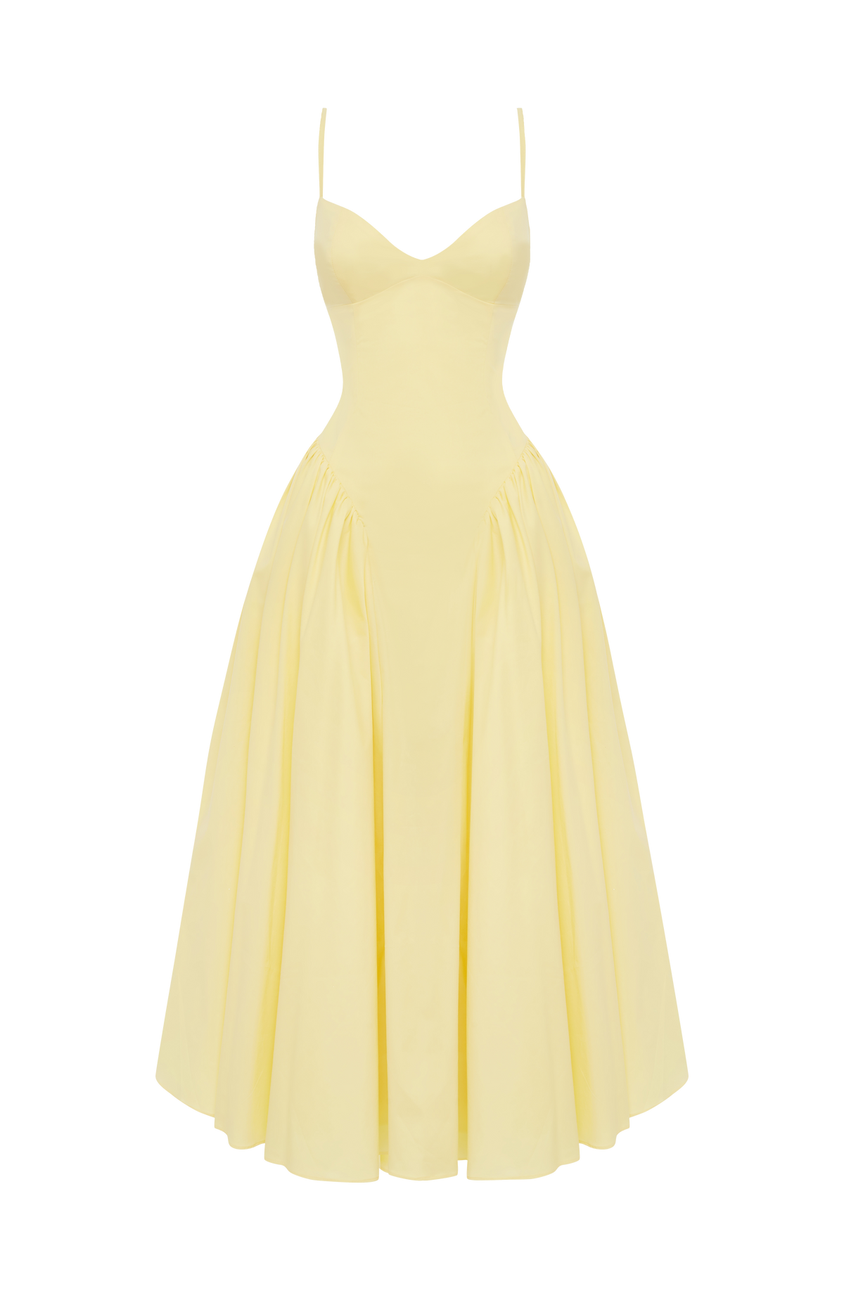 M.T Women's Dress Emerson Sleeveless Lemon Cotton Party