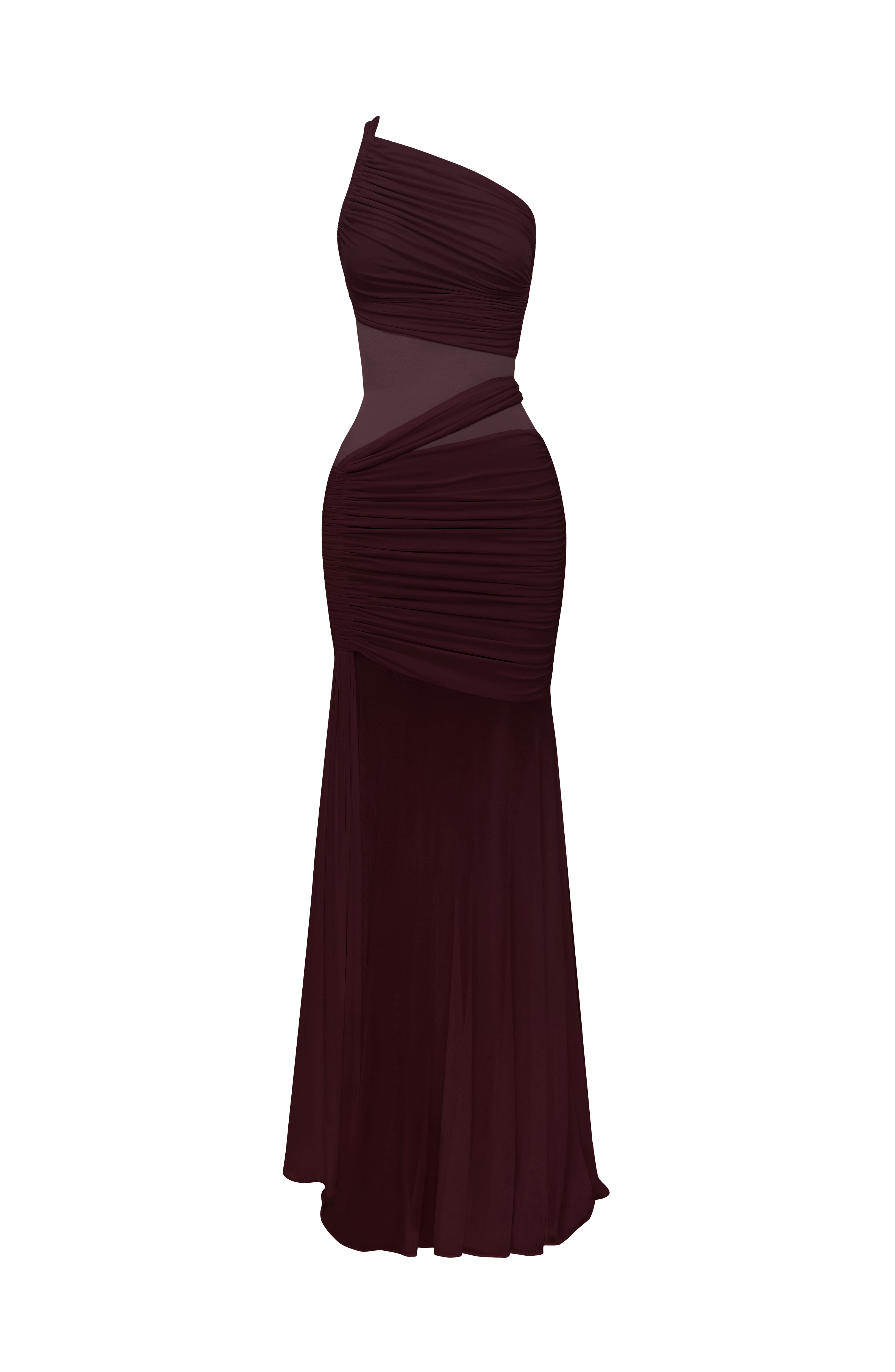 DIA Women's Dress Maxi Plum Slinky Jersey Formal