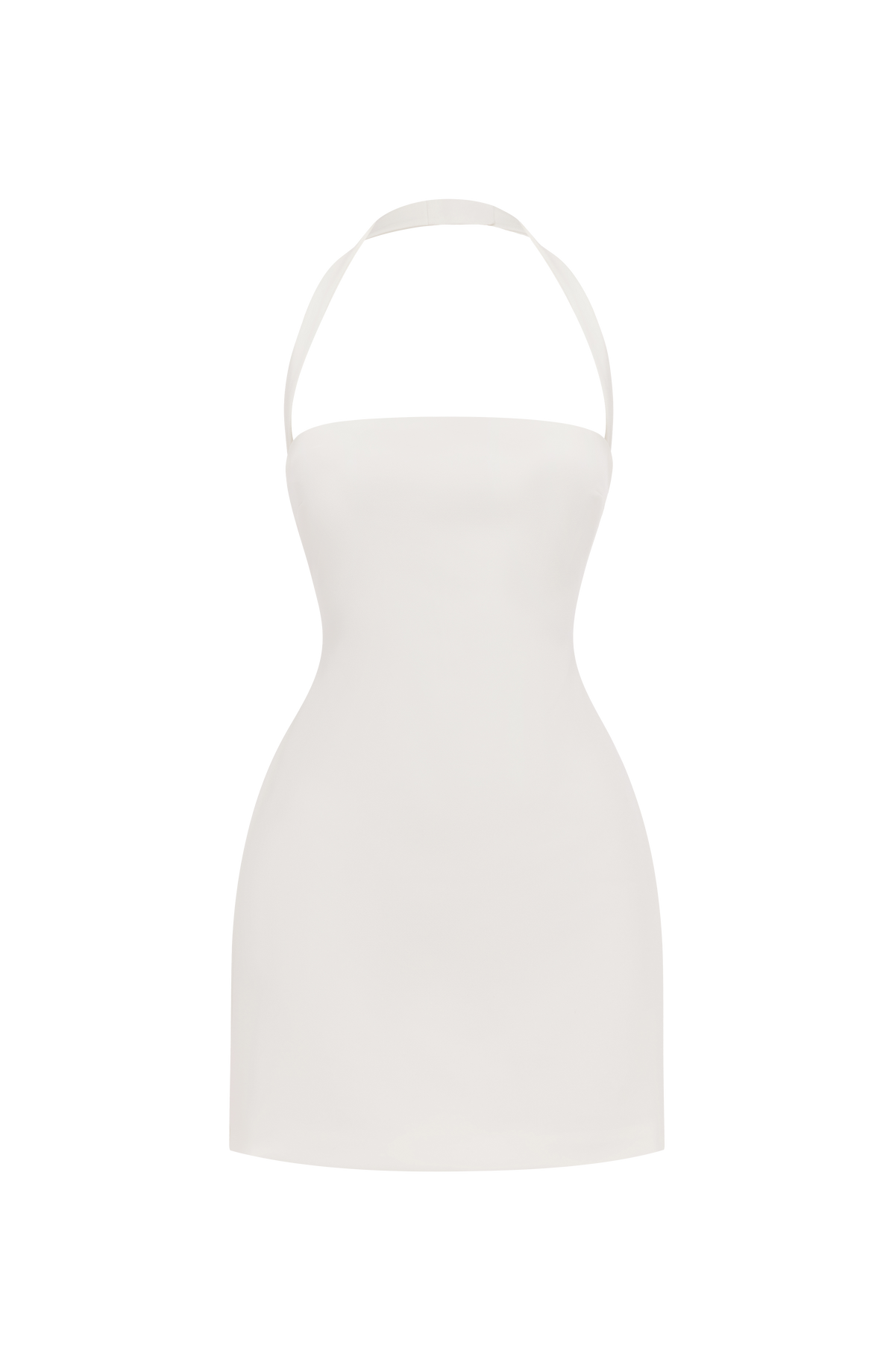 M.T Women's Dress Strapless Mini Ivory Crepe Bridal Party