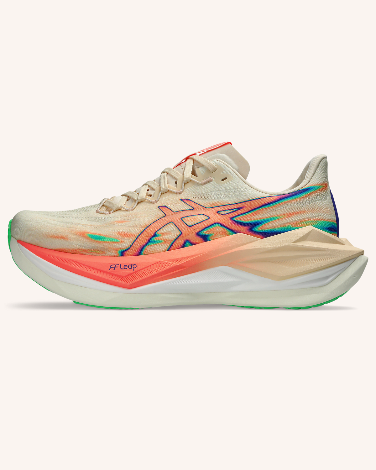 ASICS SUPERBLAST 3 in Seashell/Sun Coral — side view