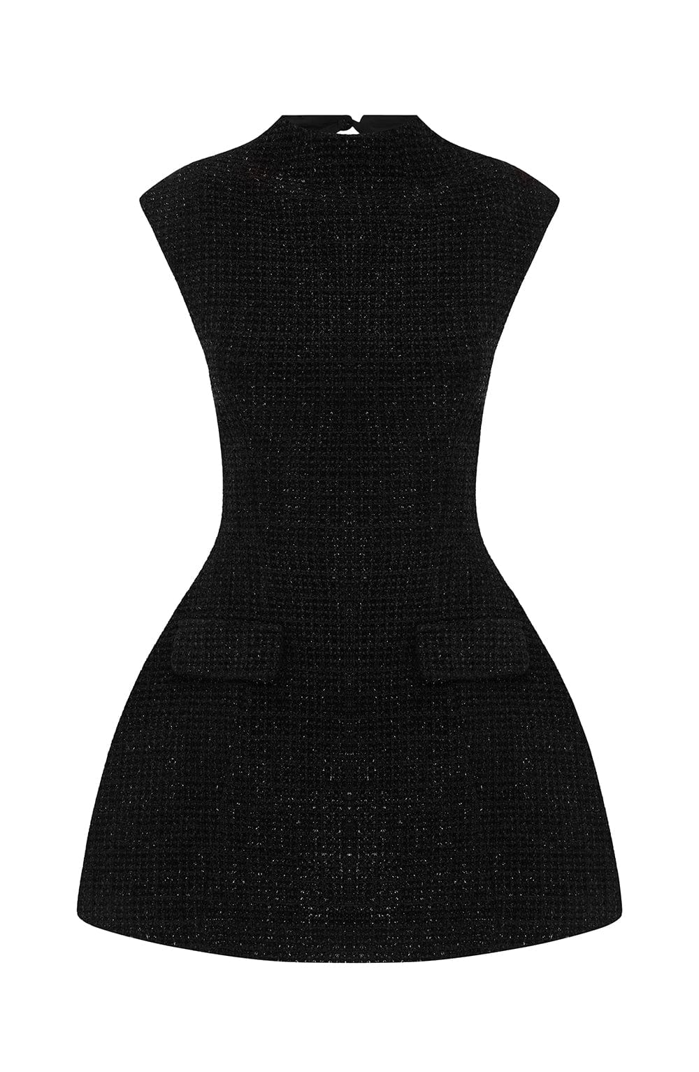 Blake Women's Dress Bubblehem Black Tweed Party